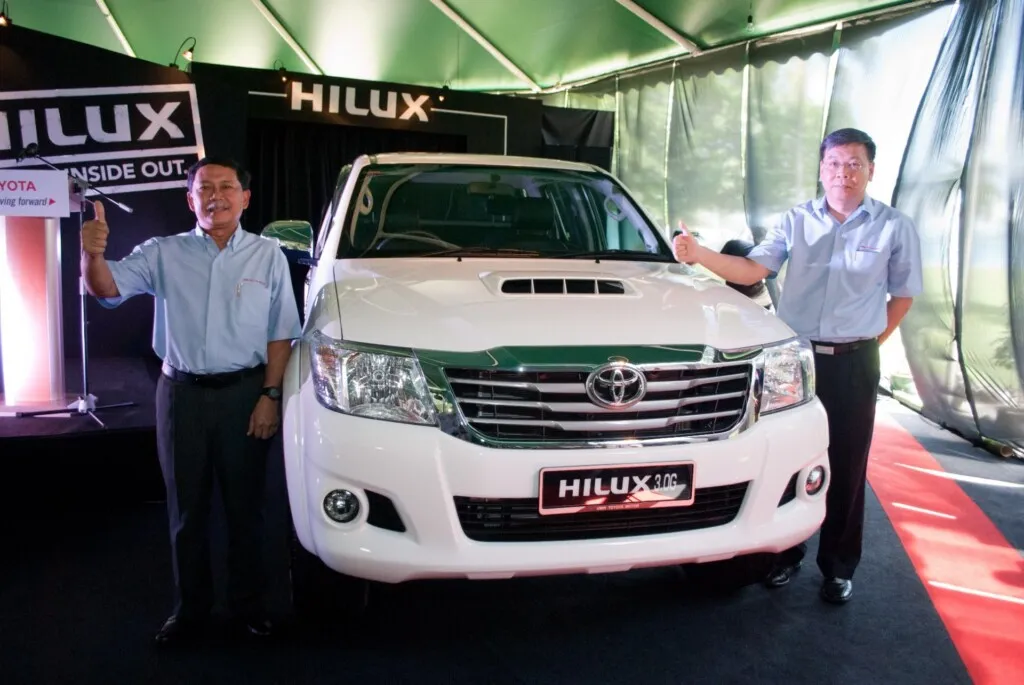 Datuk Ismet Suki showed thumbs up for Toyota Hilux Improvement