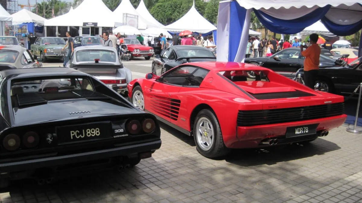 Testarossa should have been more prominently placed...