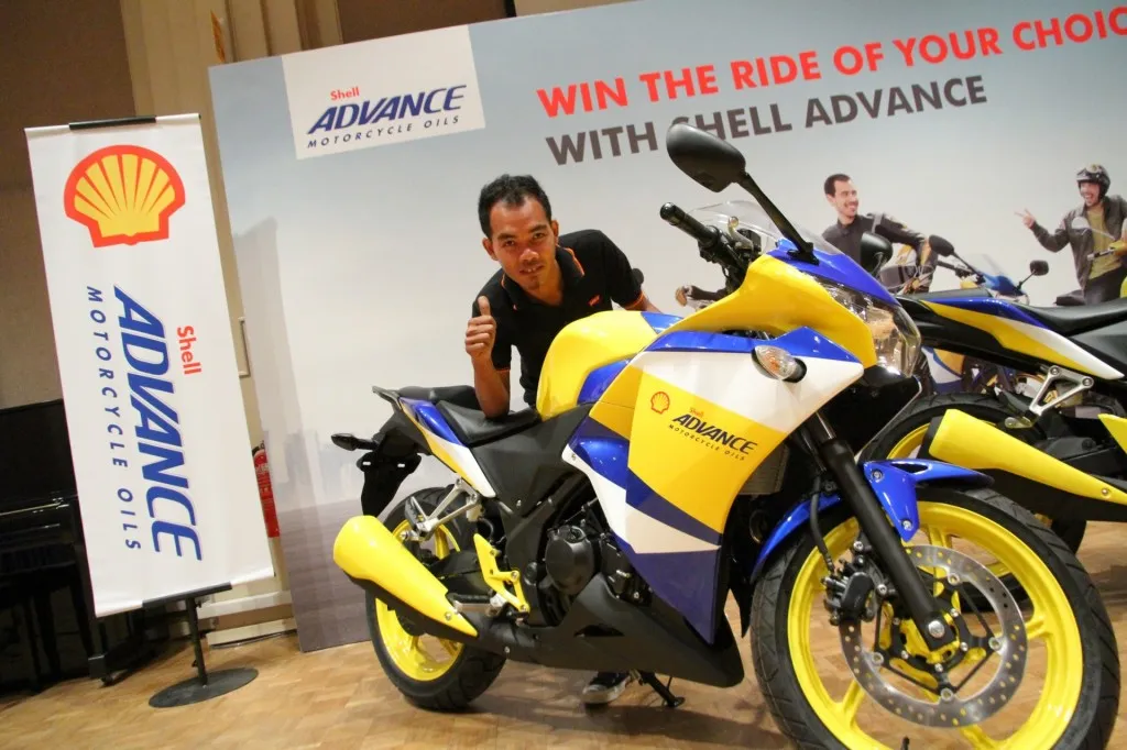 Shell Advance Win the Ride of Your Choice Grand Prize winner Abdul Rohim Salleh from Penang