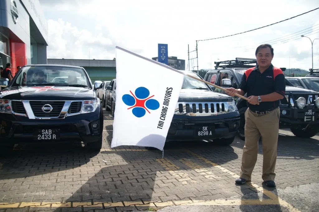 Flag Off to Nissan Village by Executive Director of Edaran Tan Chong Motor, Dato' David Chen (拿督郑运添)