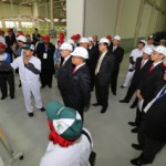 Pic 5_MITI_DW Hj Md Yunos and other VIPs listening attentively to the briefing during the Tour of new Honda No2 Line