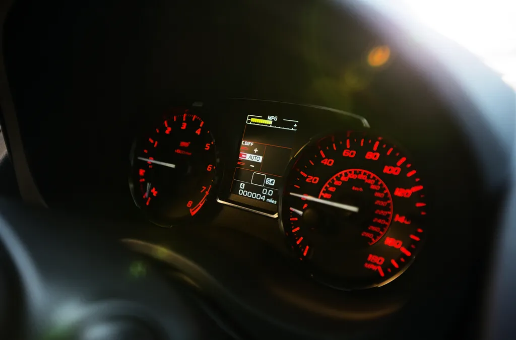 Subaru_WRX_STI speedometer