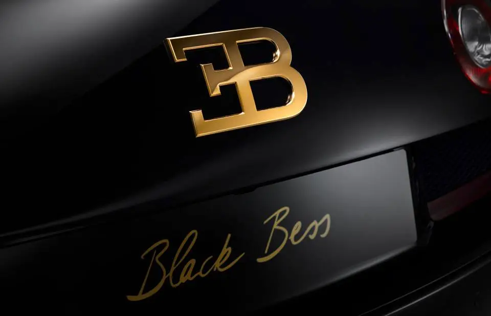 The EB logo on the rear of the vehicle* in a similarly brilliant gold finish