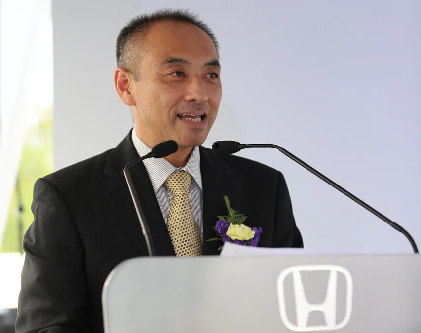 02 Honda Malaysia Managing Director and CEO_Yoichiro Ueno delivering his speech at the opening
