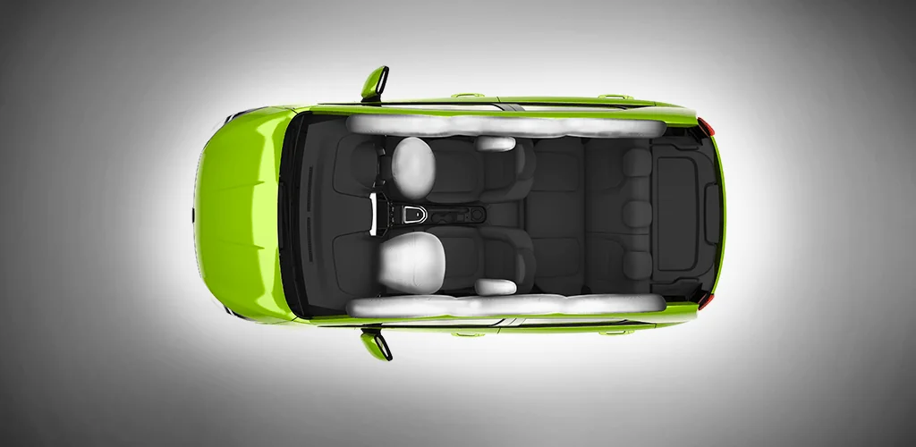 6 airbags for added occupant safety