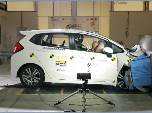 Honda Jazz crash test