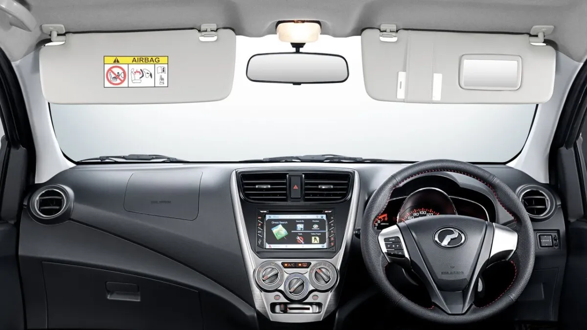 Sunvisor with Ticket Holder & Mirror (D)