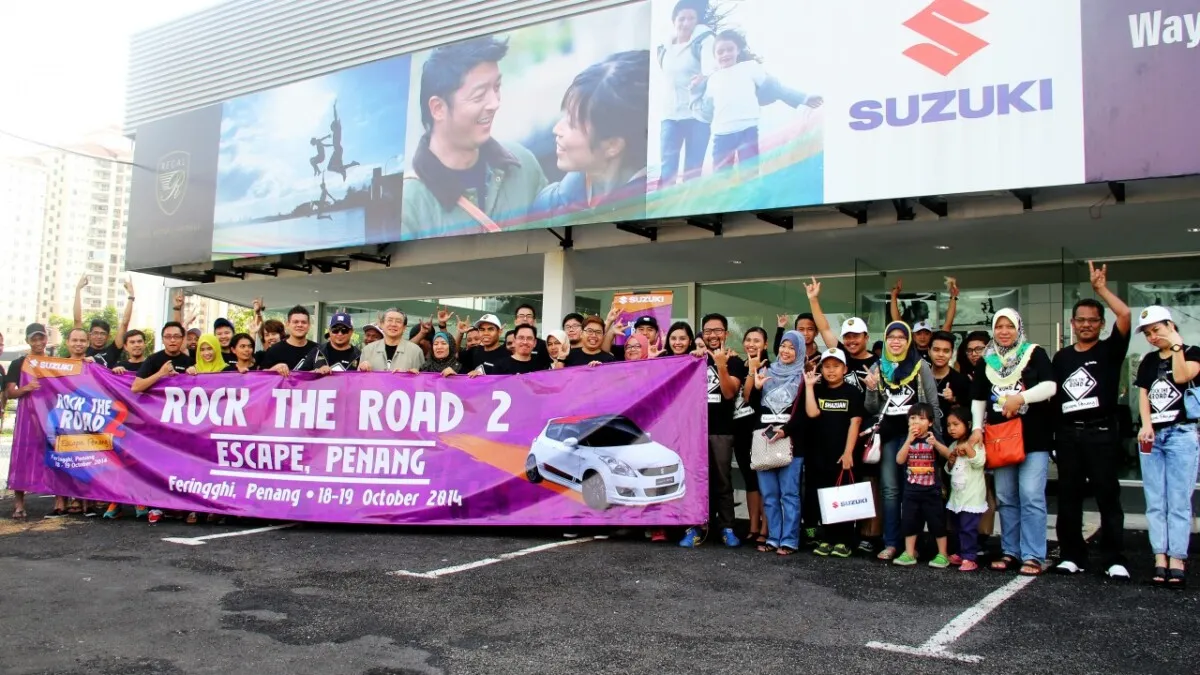 1 Suzuki Rock the Road 2 Escape Penang Group Photo