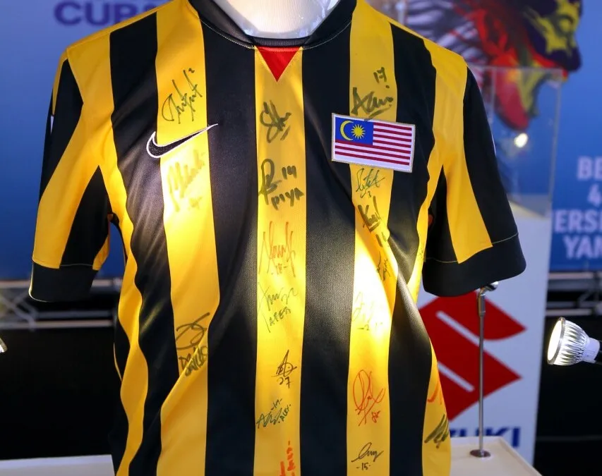 16 signed Team Malaysia jersey