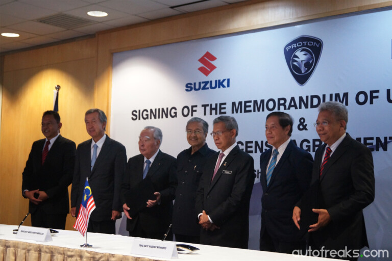 Proton signs MoU and License Agreement with Suzuki, new ...