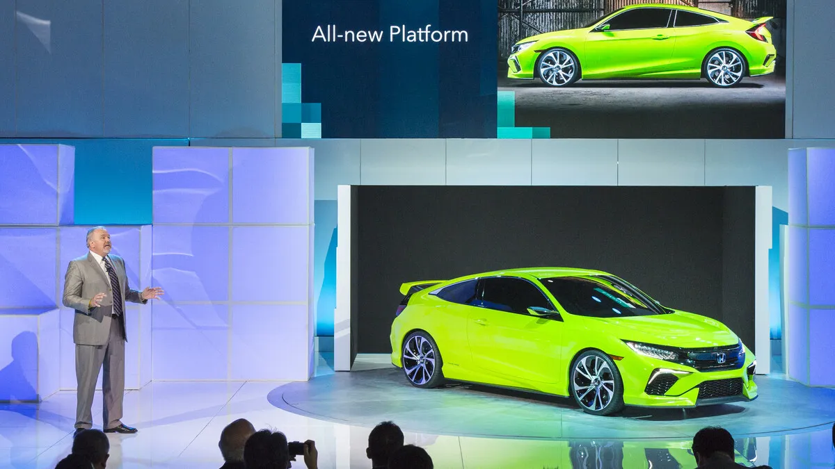 Honda Executive Vice President John Mendel introduces the next-g