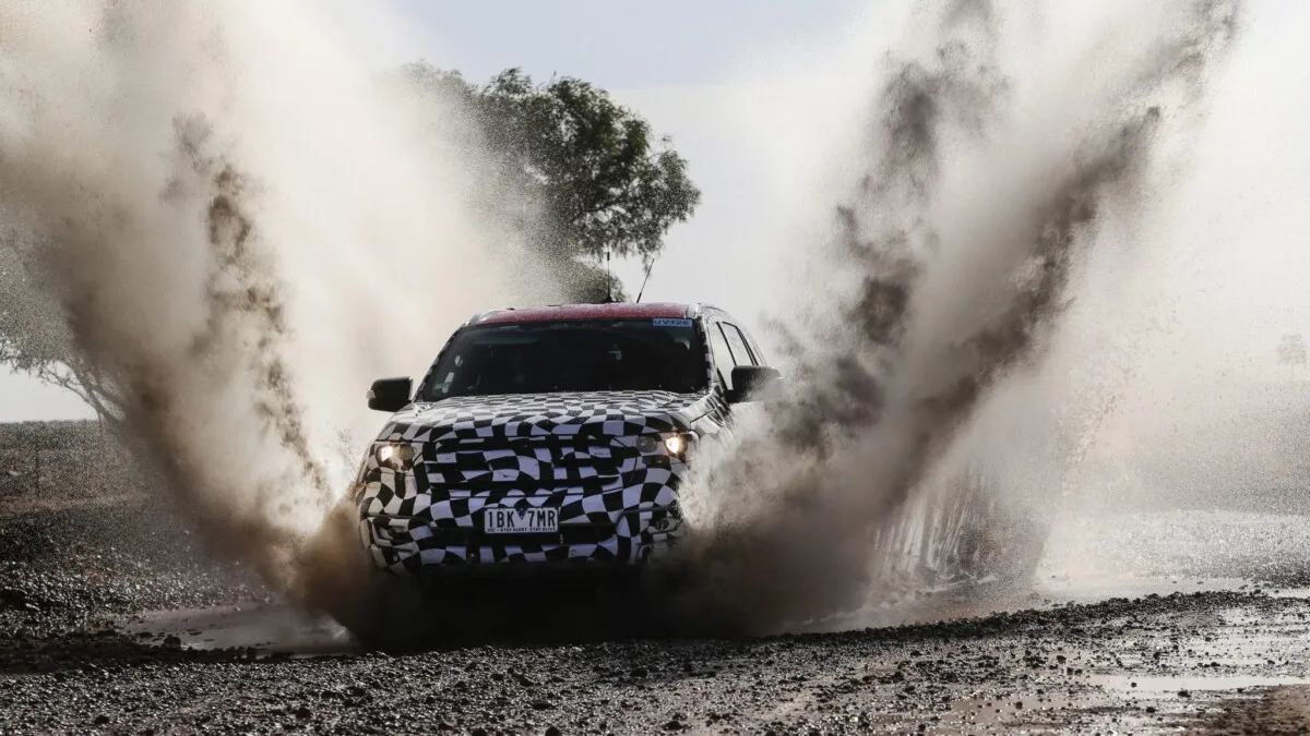 New Ford Everest Testing-Mud