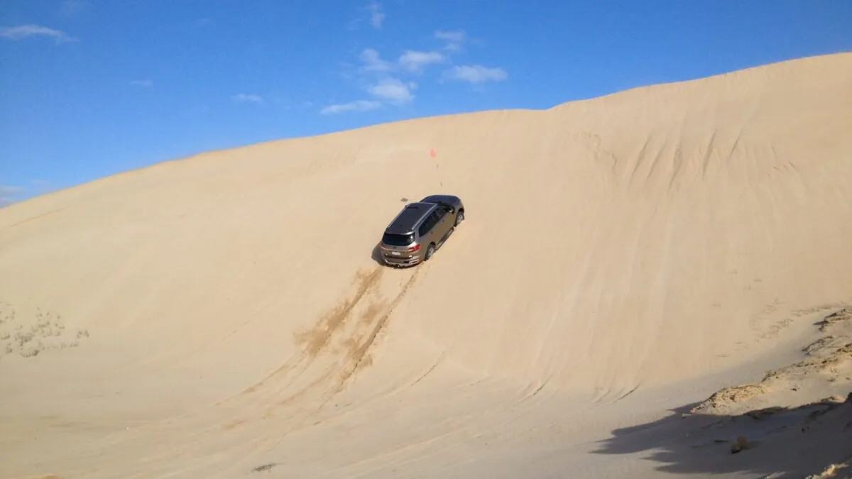 New Ford Everest Testing-Sand 1