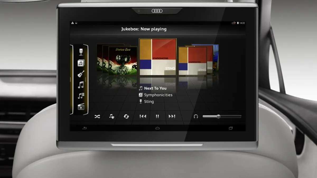 Audi tablet - main