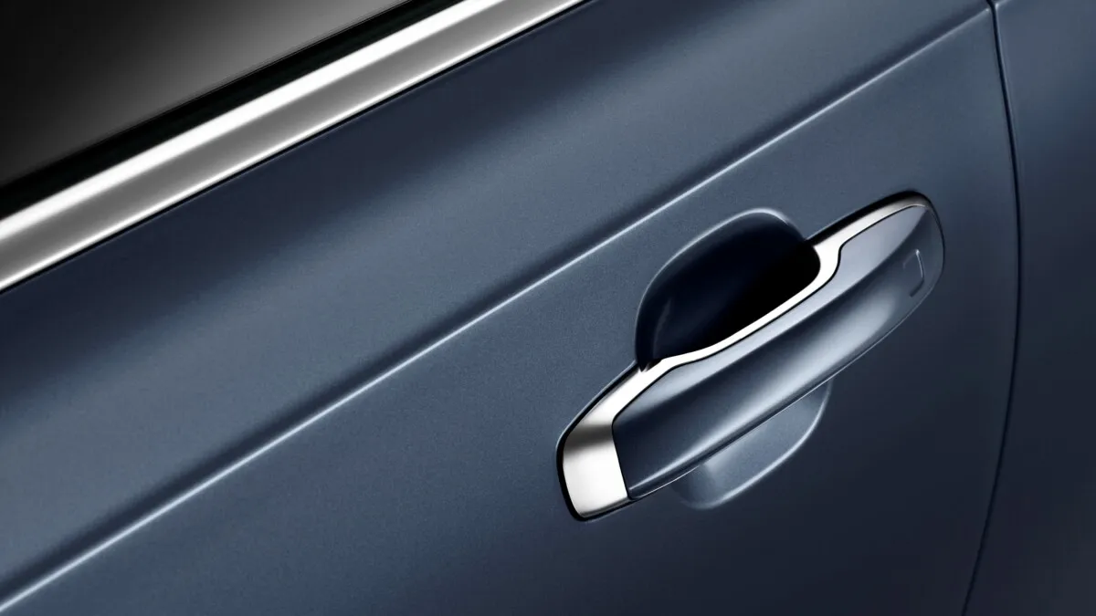 Detail Door Handle Volvo S90 Mussel Blue