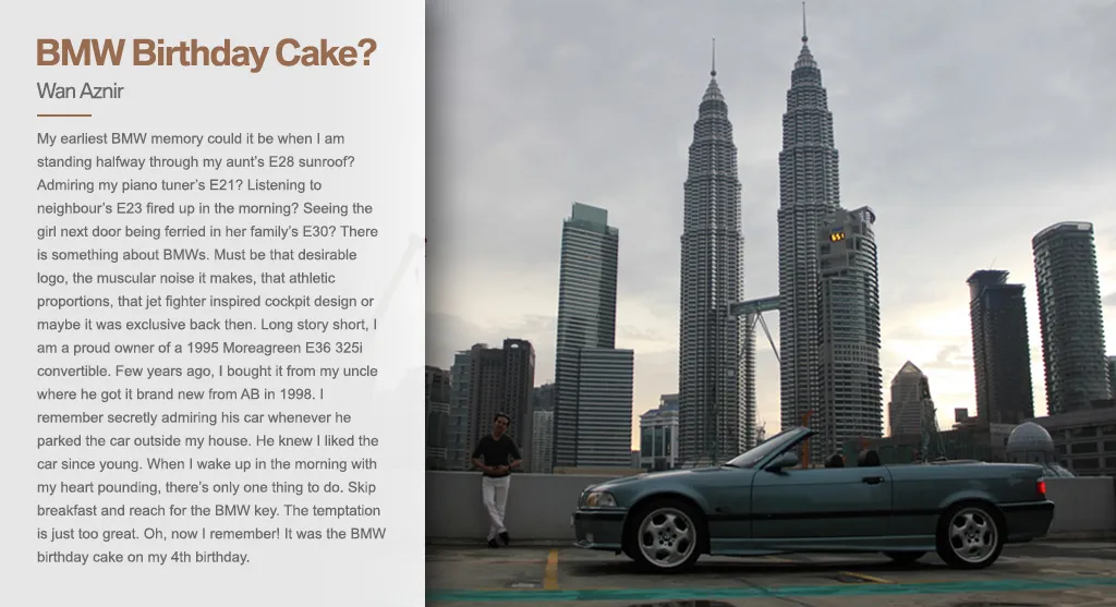 1. BMW Birthday Cake - Wan Aznir