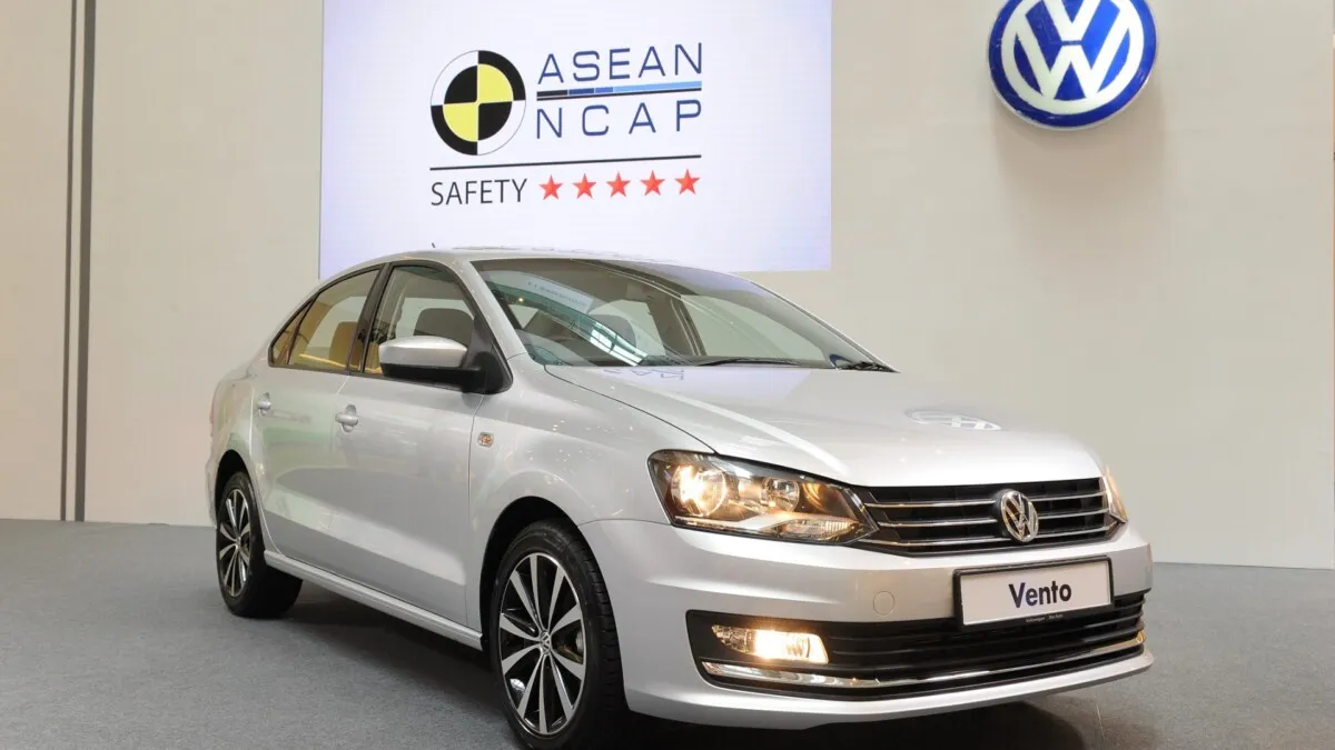 The new Vento 1.2L Highline is rated 5 star ASEAN NCAP