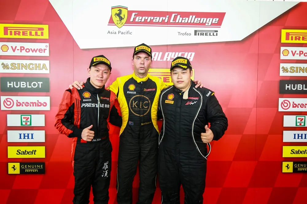 Race 1 Champions of all three category