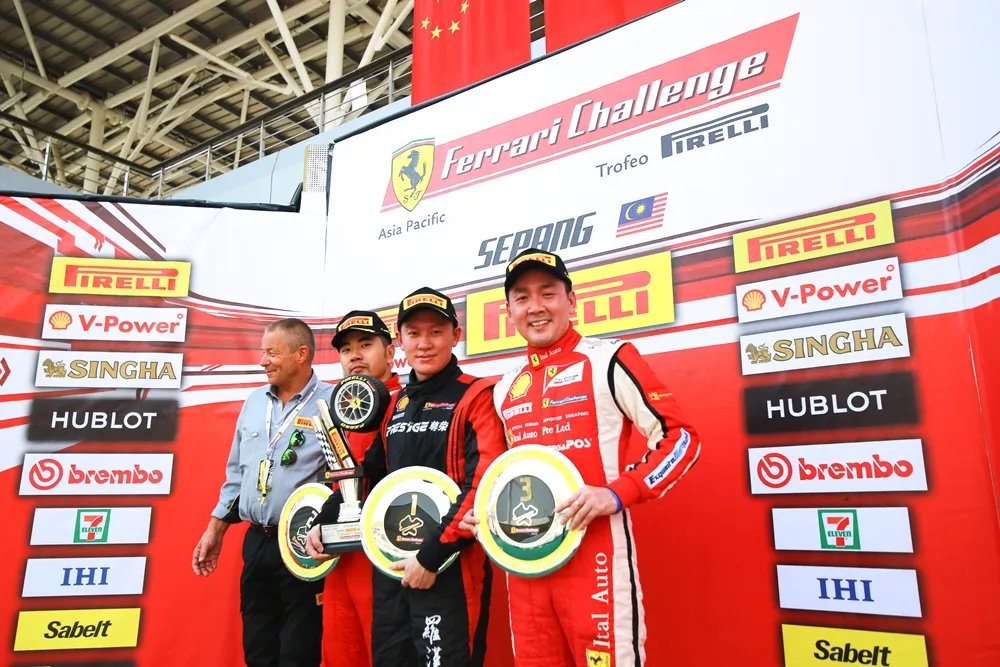 Race 1 Pirelli AM Winners