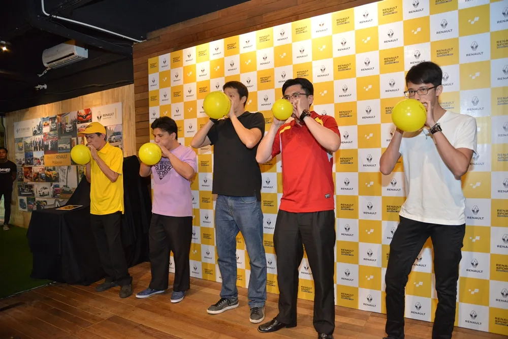 Fun and games at the Renault Sport Formula One pre-race party
