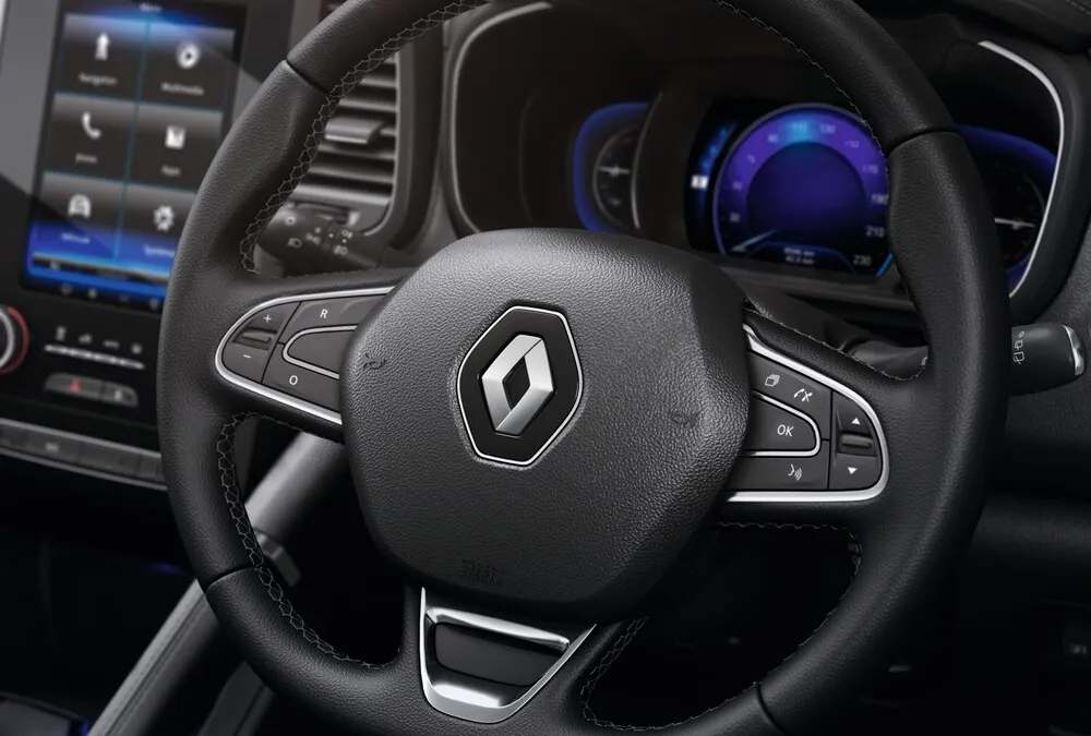 E3 VERSION - LEATHER STEERING WHEEL - RIGHT-HAND DRIVE