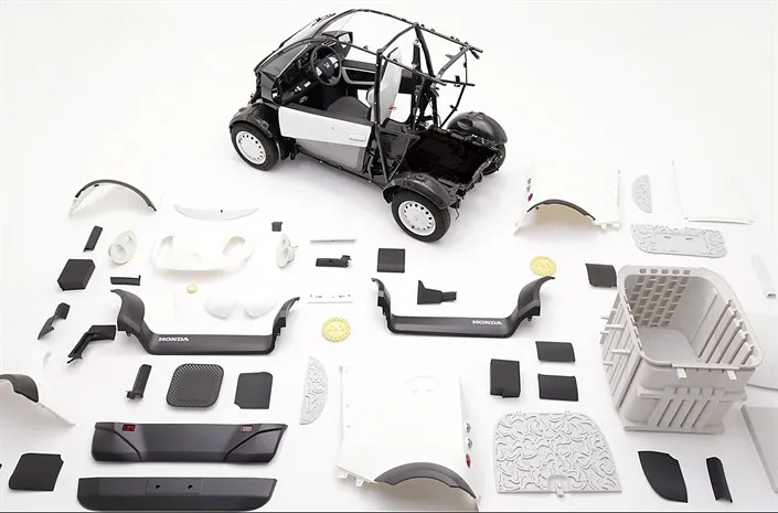 Honda and Kabuku Inc. unveil 3D Printed Micro Commuter Vehicle at CEATEC