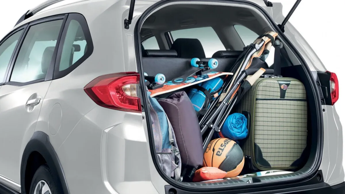 Biggest trunk space - 223 litres with all seats up, 539 litres when 3rd row seats are folded