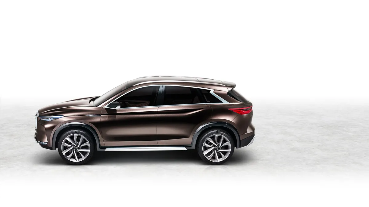 An evolution of the 2016 QX Sport Inspiration, the QX50 Concept shows how the design of its conceptual forebear could be adapted for a future production model in the world’s fastest-growing vehicle segment.