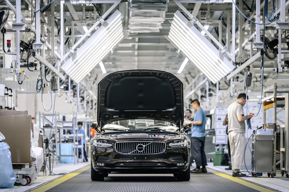 The Volvo Cars manufacturing plant in Daqing, China