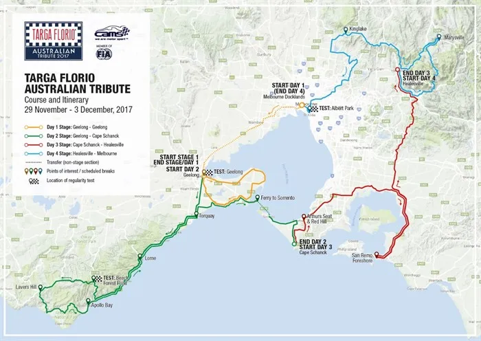 Targa Florio's Image 2 - Map