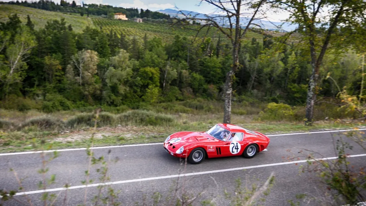 02 Rally marking the 55th anniversary of the 250 GTO arrives at Maranello
