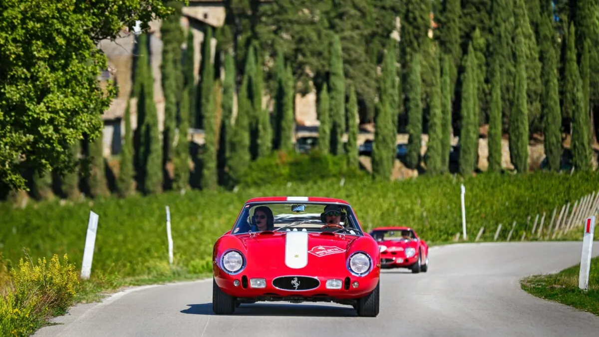 03 Rally marking the 55th anniversary of the 250 GTO arrives at Maranello