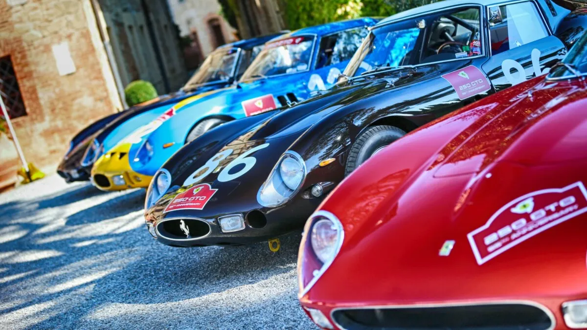 05 Rally marking the 55th anniversary of the 250 GTO arrives at Maranello
