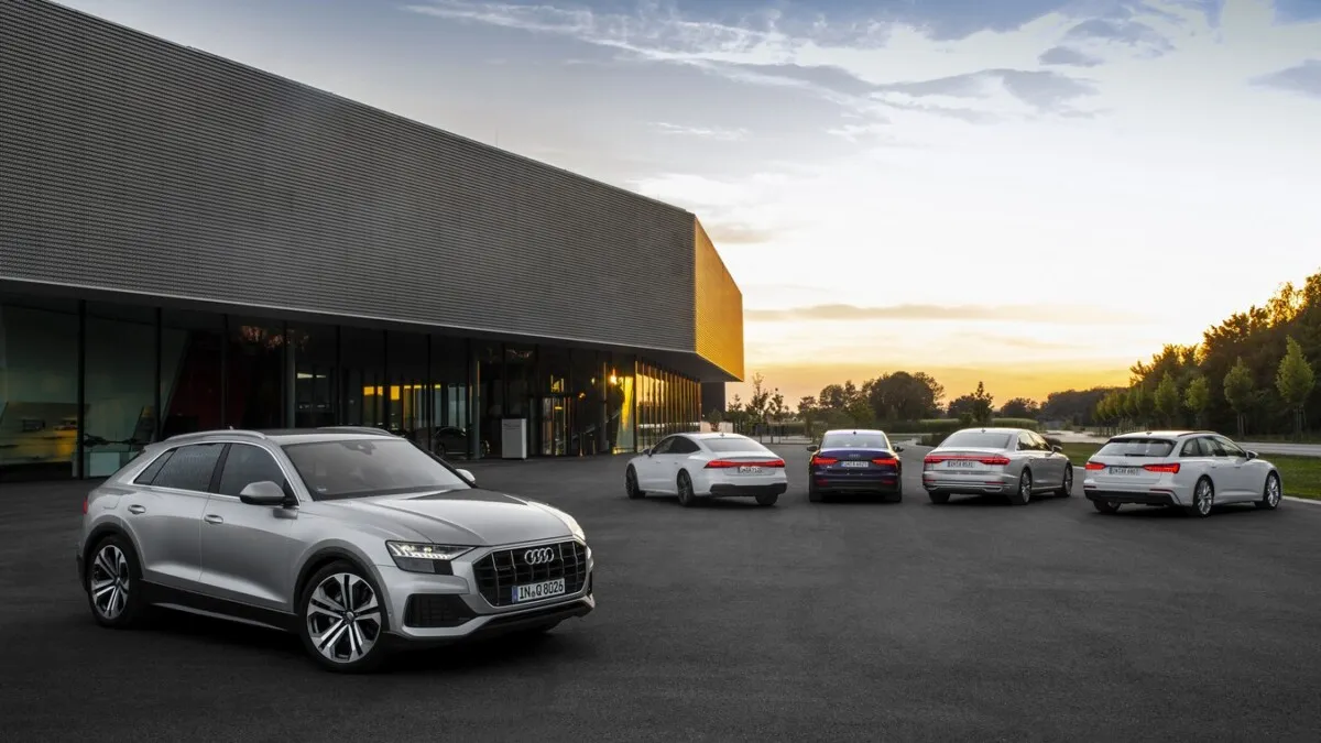 Audi A8, Audi A7, Audi A6 and Audi Q8 – a family with different characters