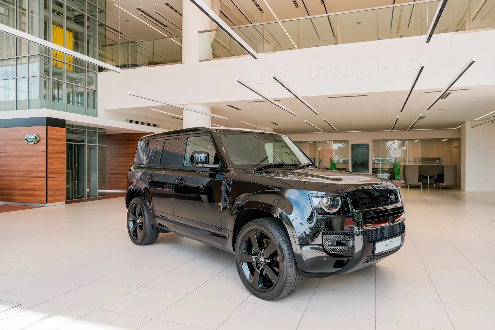 The new Defender V8