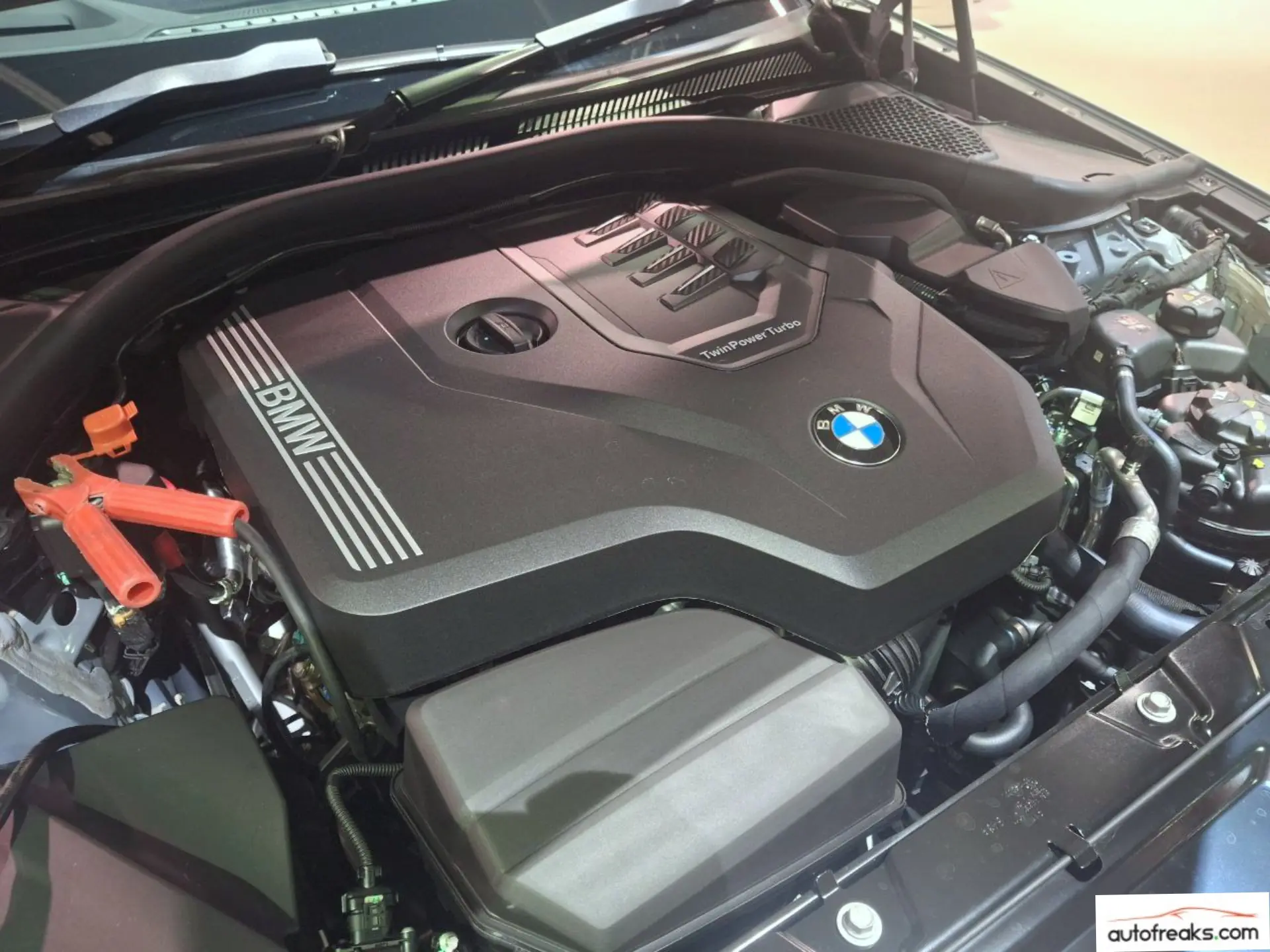 The powertrain of the BMW