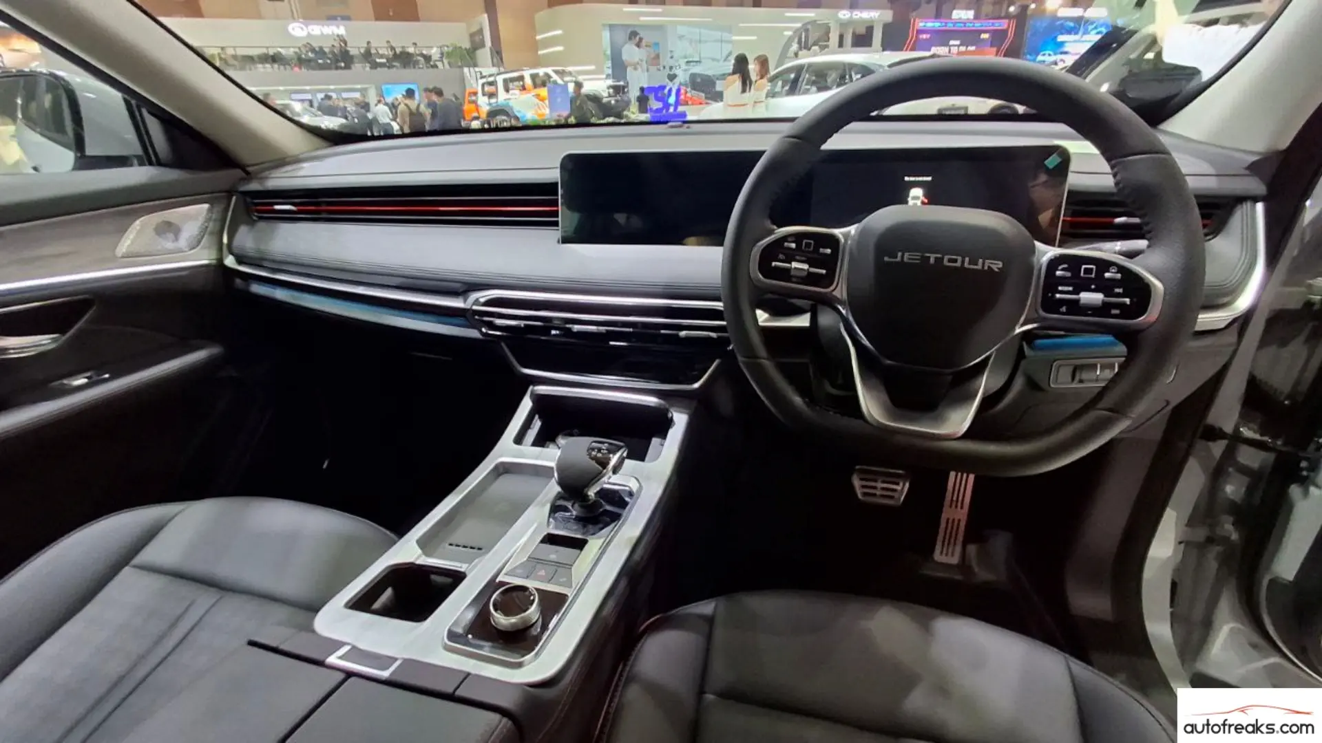 Interior of the SUV