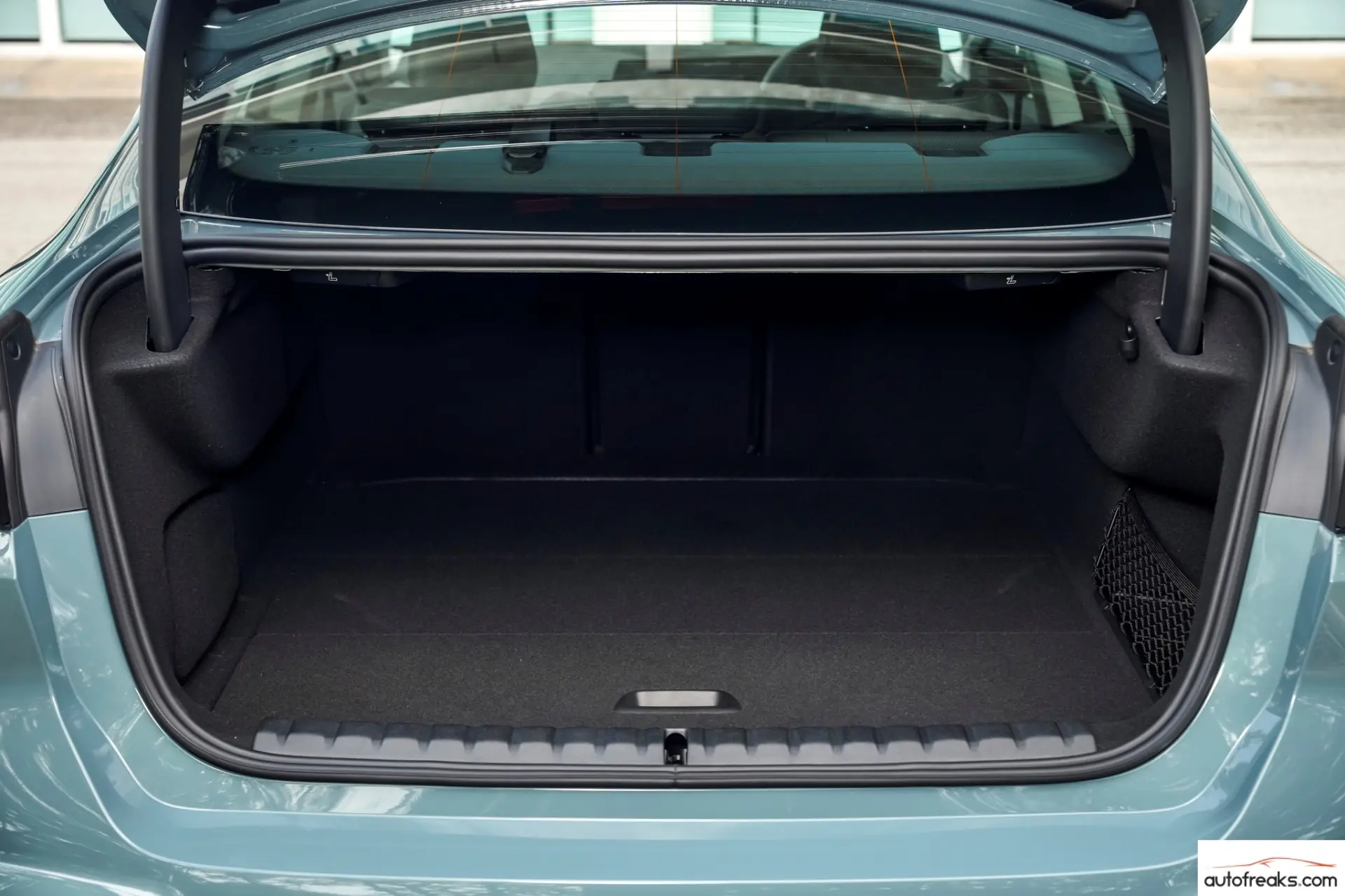 bootspace of the car 