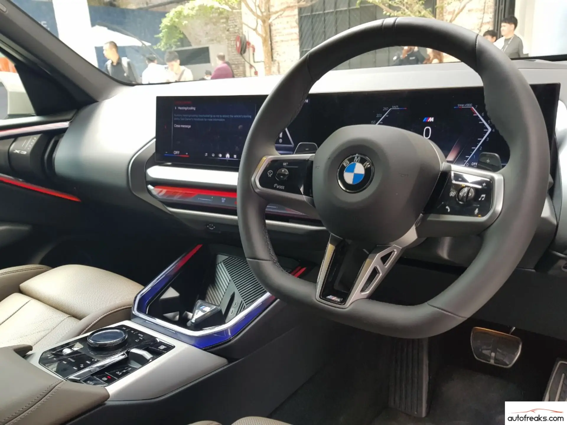 interior of the car 