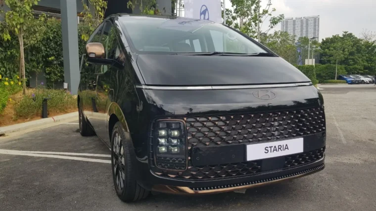 The preview of the Hyundai Staria
